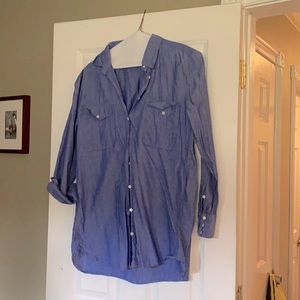 J. Crew light weight cotton blend beach cover up